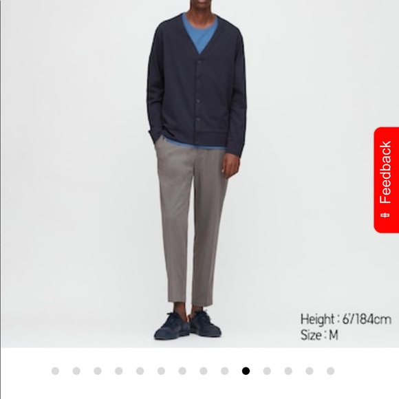 uniqlo ankle pants size chart